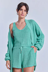 Regata Tricot Carina Verde Jelly