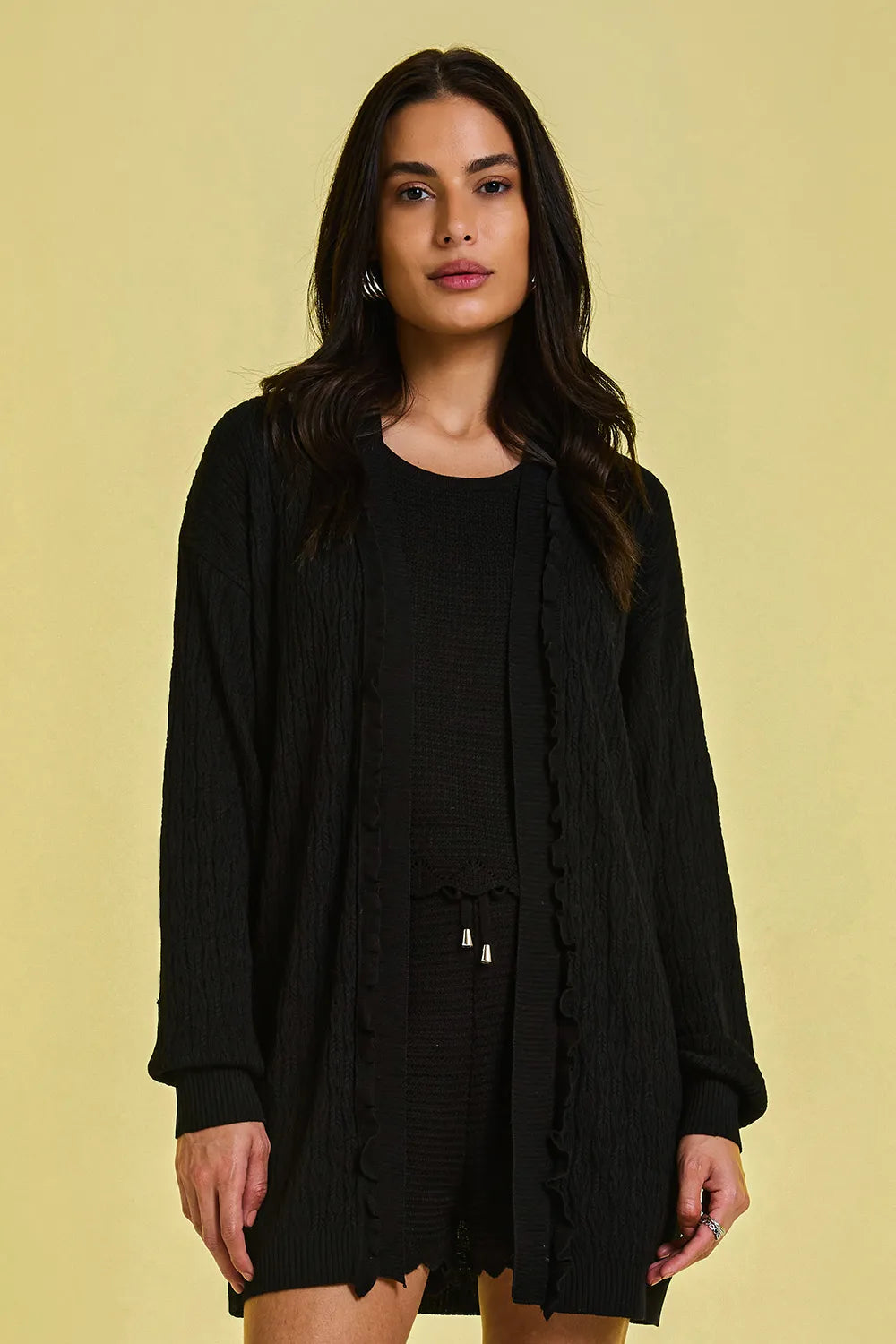 Conjunto Tricot Melissa Preto