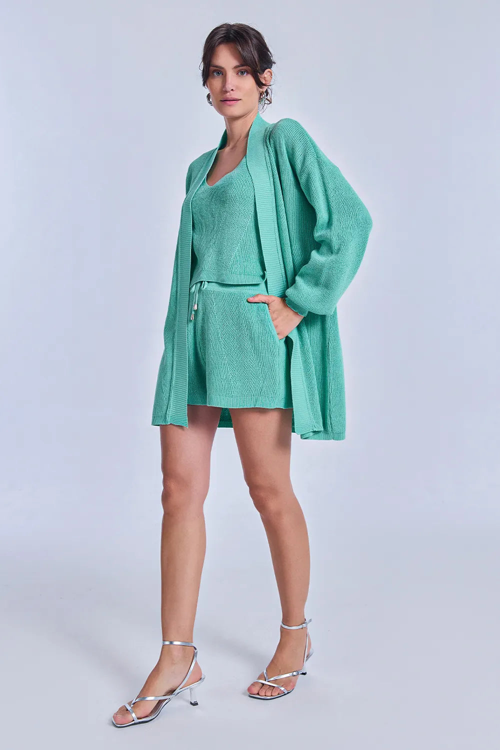 Regata Tricot Carina Verde Jelly
