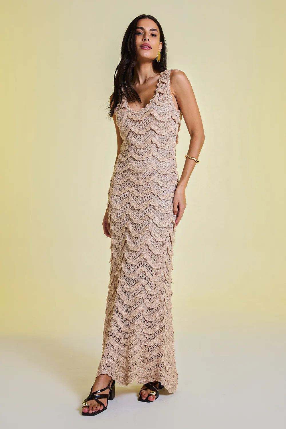 Vestido Tricot Longo Gisele
