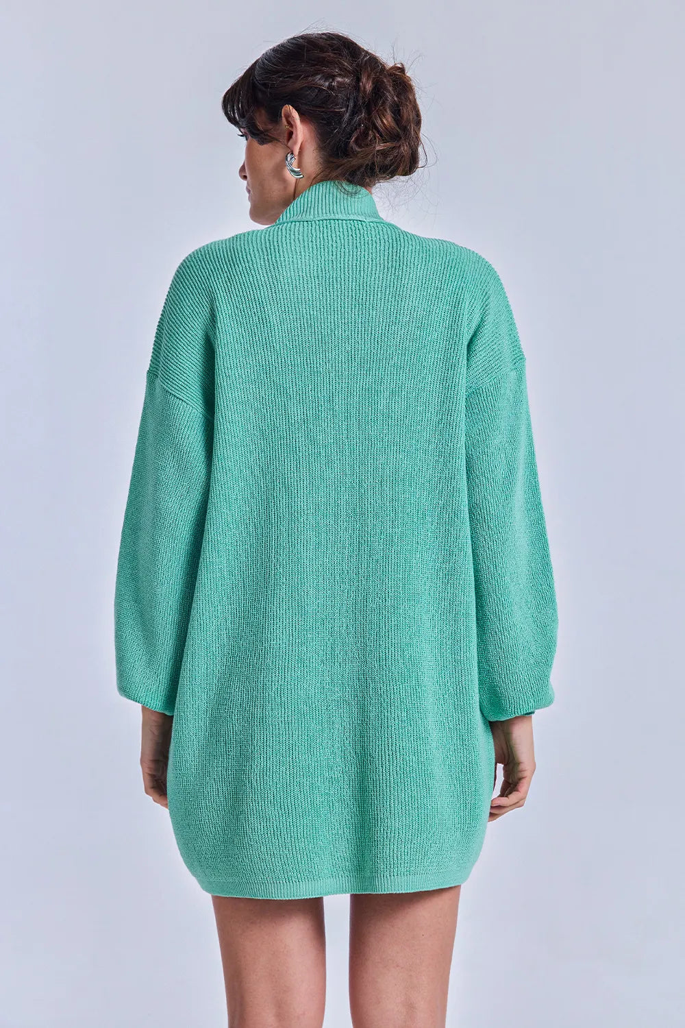 Casaco Tricot Carina Verde Jelly