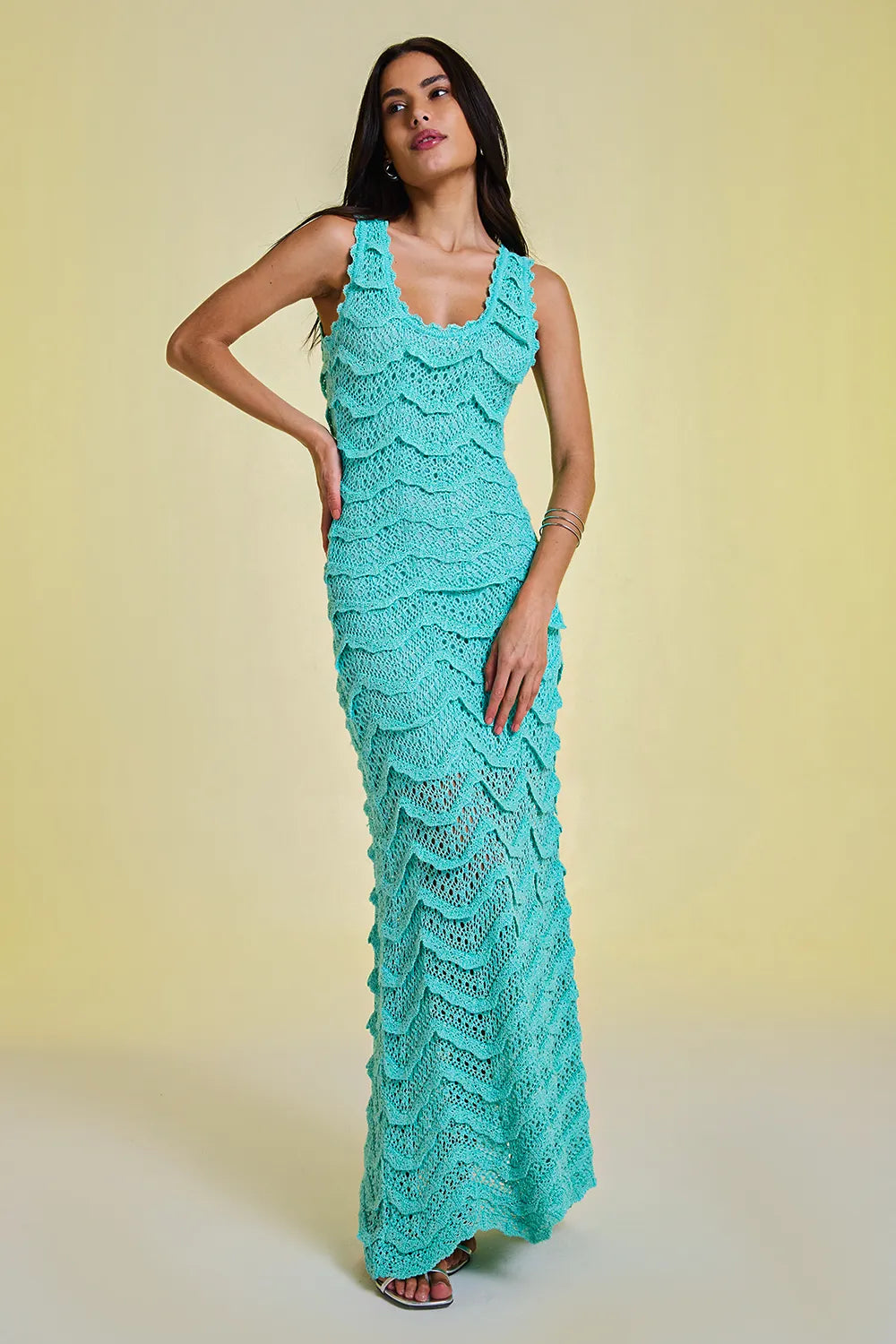 Vestido Tricot Longo Gisele