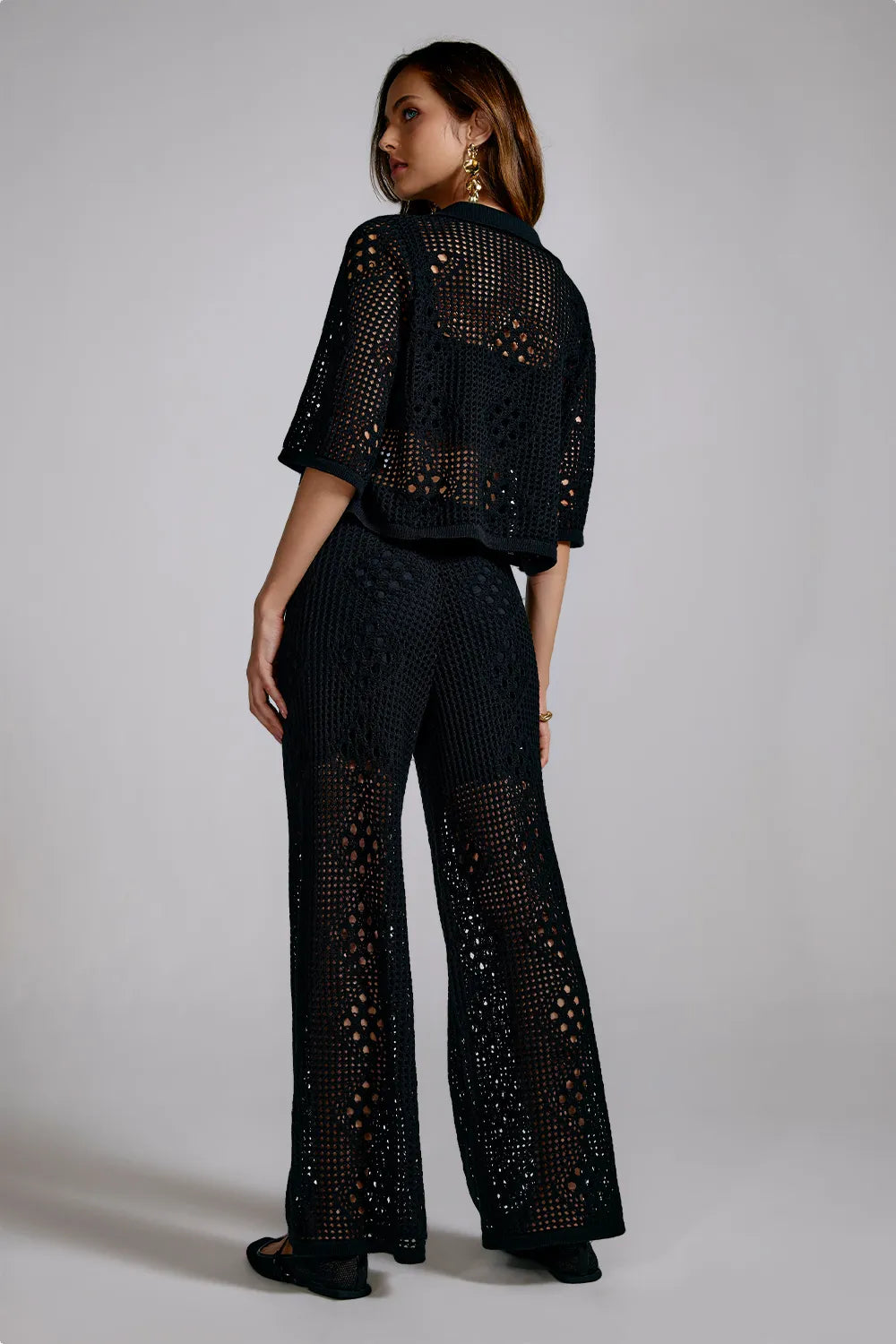 Conjunto Tricot Bertha Preto
