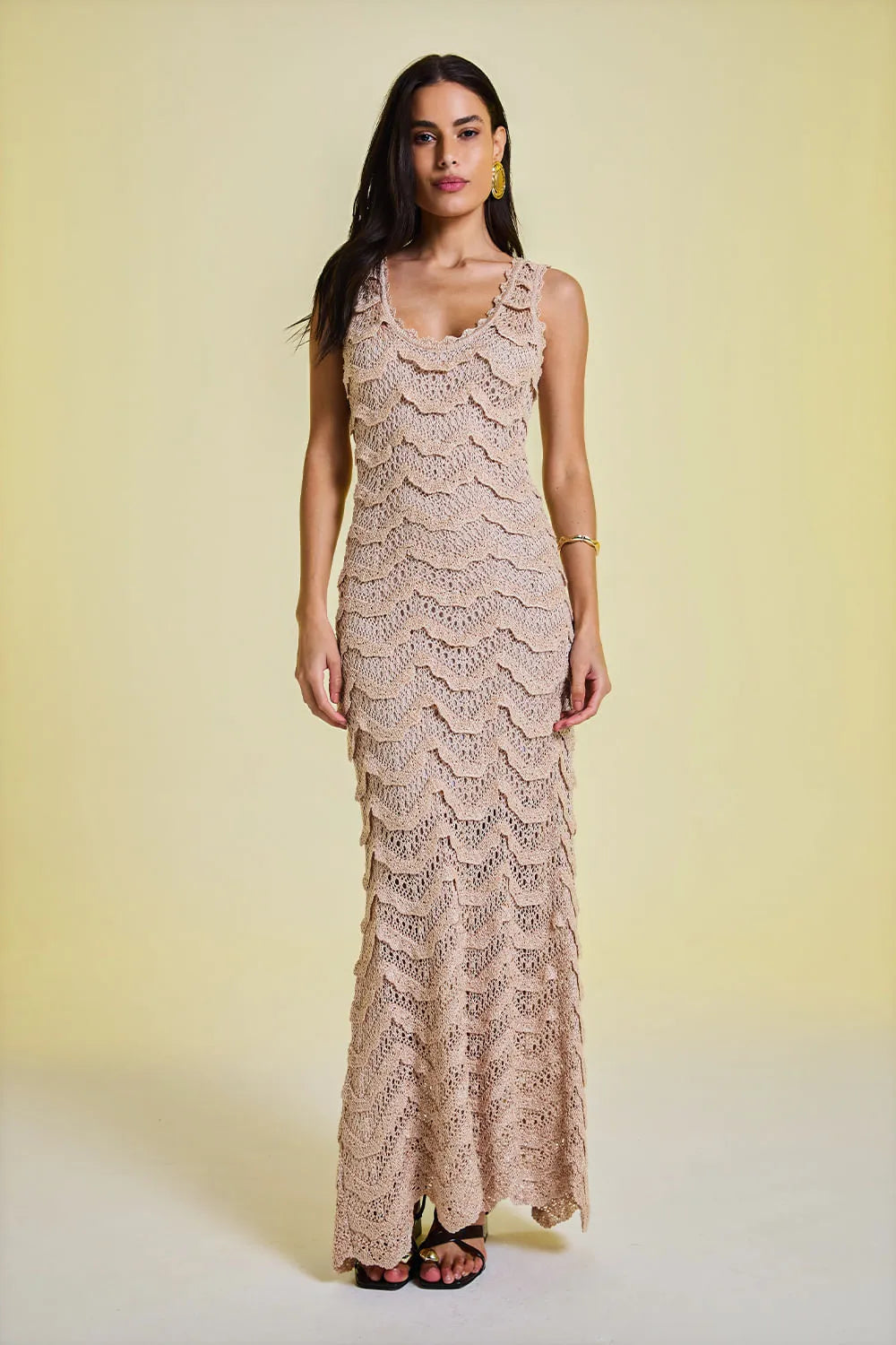 Vestido Tricot Longo Gisele