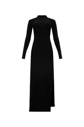 Vestido Tricot Longo Cibele Preto
