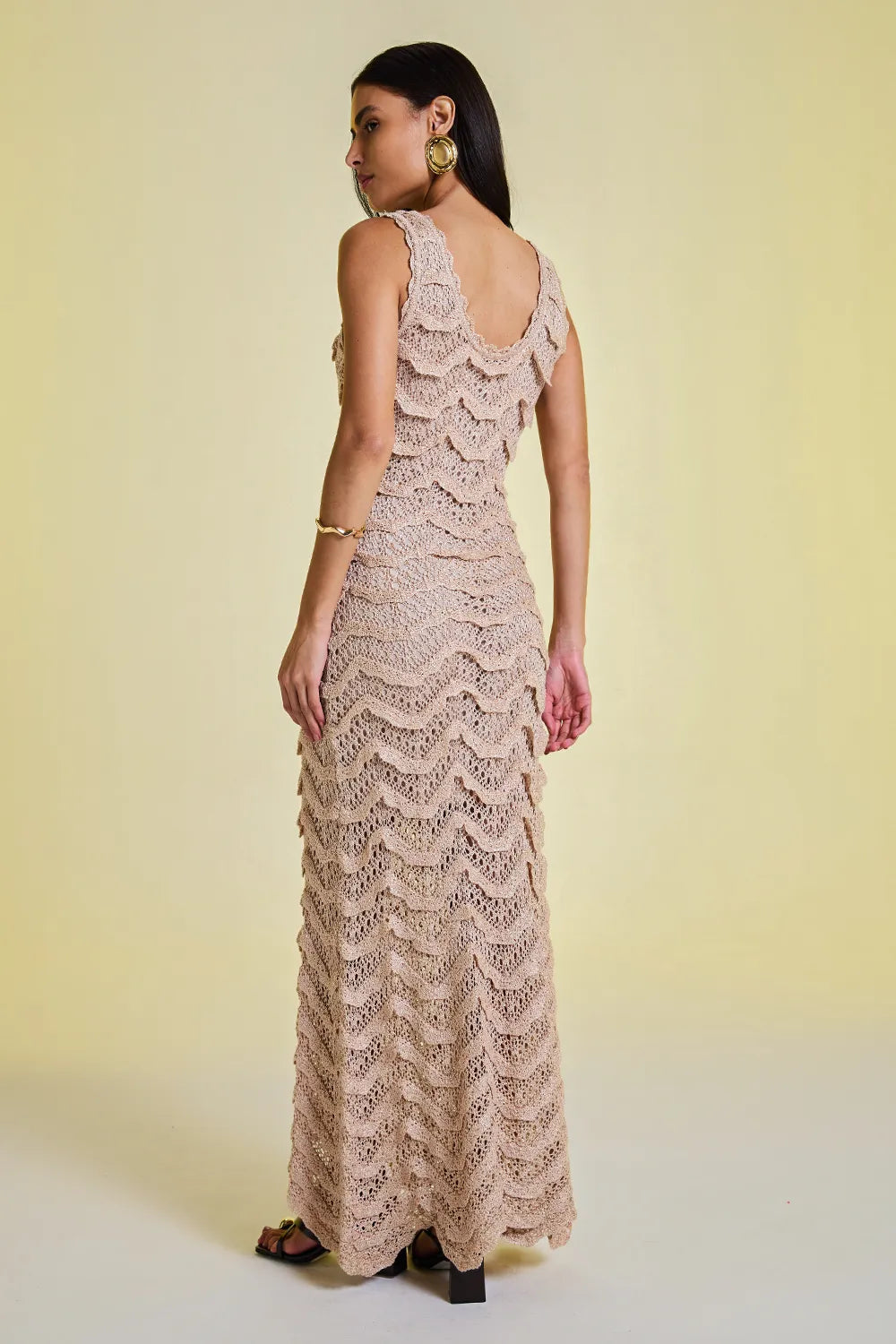 Vestido Tricot Longo Gisele