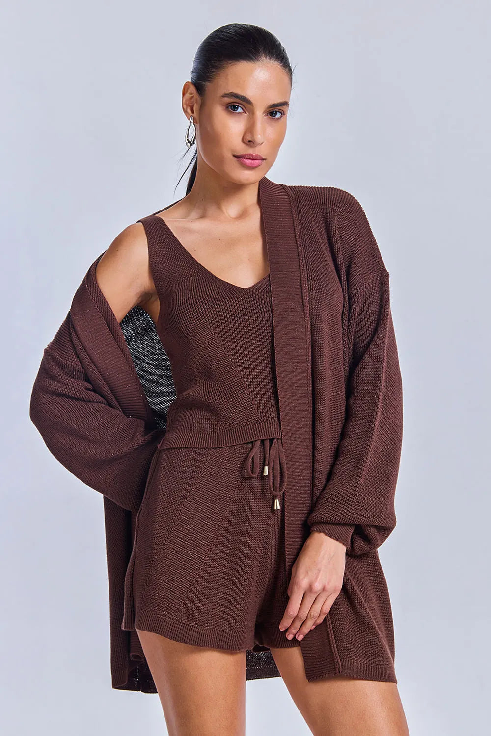 Regata Tricot Carina Cacau