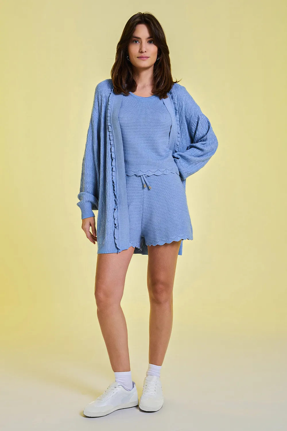 Conjunto Tricot Melissa Azul